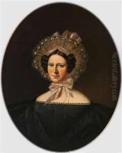 Portraits Of Michael Fahrner And His Wife, Anna (pair)