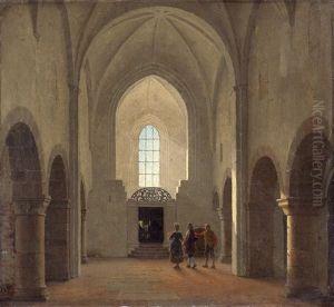 Interieur Der Vestervig Kirche Auf Der Danischen Insel Thy