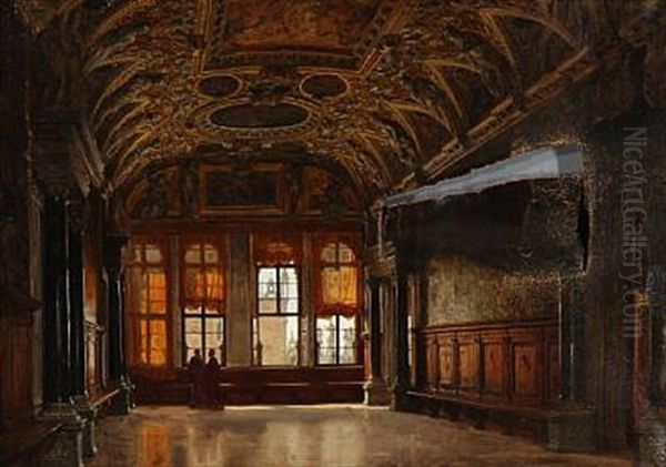 Sala Delle Quattro Porte I Dogepaladset I Venedig - view 1