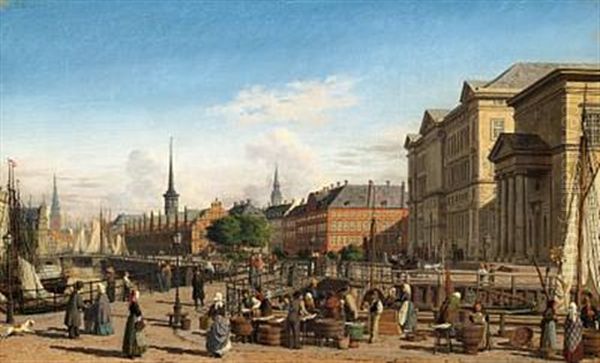 Summer Day In Hojbro Plads, Copenhagen - view 1