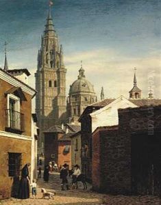 Parti Ved Domkirken I Toledo