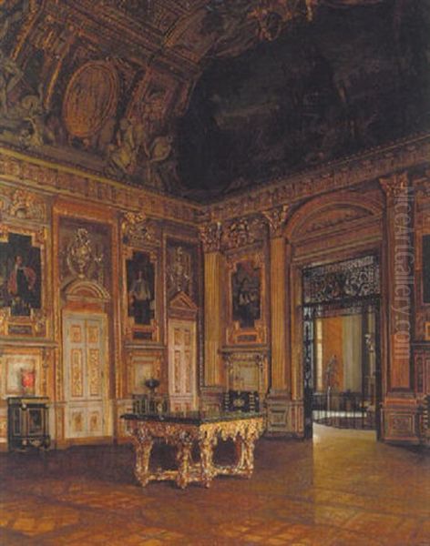 Interior Fra La Galerie D'apollon Louvre, Paris - view 1