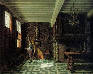 In The Brygger Langhuis, Antwerp by Heinrich Hansen