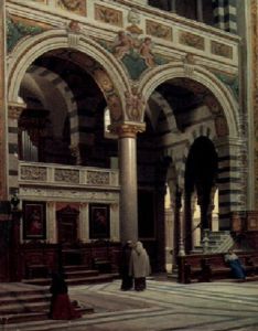 Interior Of The Dome In Pisa