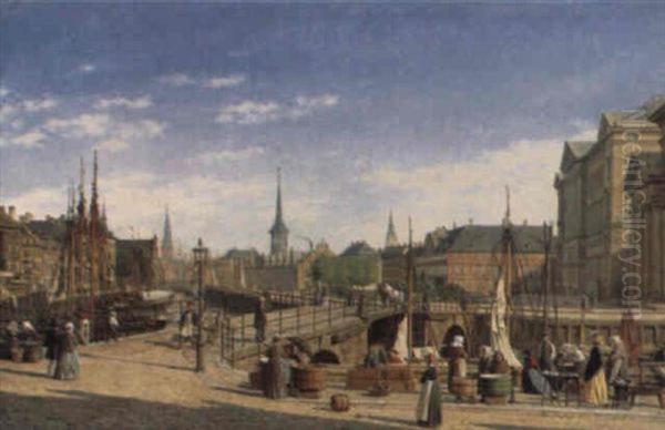 Fra H+jbro Plads, Gammel Strand Og Christiansborg - view 1