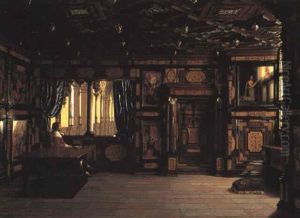 Christian Iv I Bedekammeret Pa Frederiksborg by Heinrich Hansen