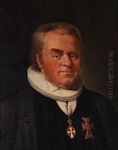 Portrait Of Bishop Peter Outzen Boisen (after C. A. Jensen)