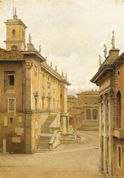 View Of The Palazzo Senatorio, Piazza Campidoglio, Rome - view 1