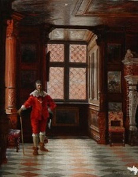 Christian Iv In The Grand Hall Of Rosenborg Castle - view 1