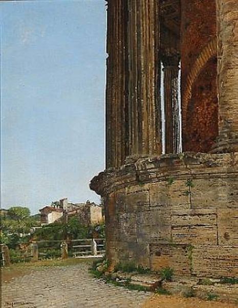 View From Tivoli With The Temple Of Vesta - view 1