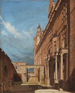 Summer Day At Kronborg Castle by Josef Theodor Hansen
