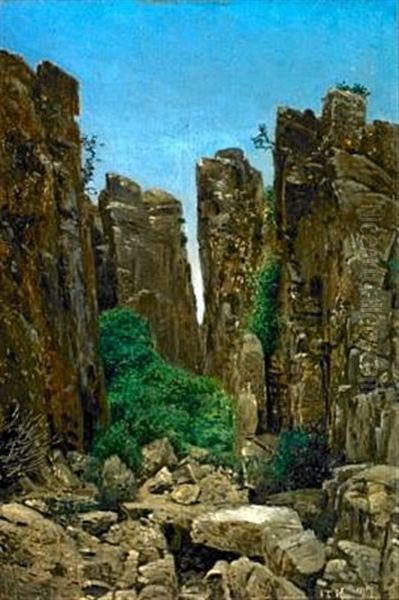 Scenery With Rocks From Bornholm - view 1