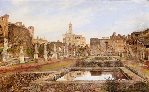 Vestalindernes Hus, Rom (house Of The Vestal Virgins, Rome) - view 1