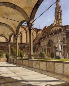 La Capella Dei Pazzi, Florence by Josef Theodor Hansen