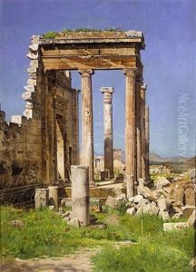 Akropolis, Athen (acropolis, Athens) by Josef Theodor Hansen