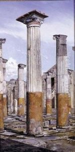 Interior At Pompei: Casa Arianna by Josef Theodor Hansen
