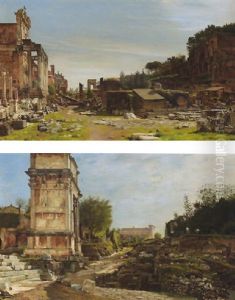 Il Foro Romano by Josef Theodor Hansen