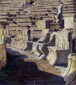 Dionysosteatret I Athen by Josef Theodor Hansen