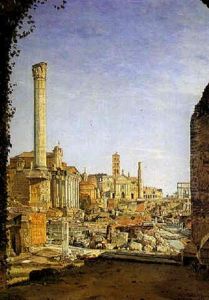 Parti Fra Forum Romanum by Josef Theodor Hansen