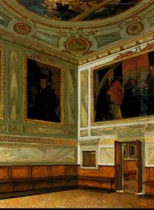 The Sala Del Antichiesetta In The Ducal Palace, Venice