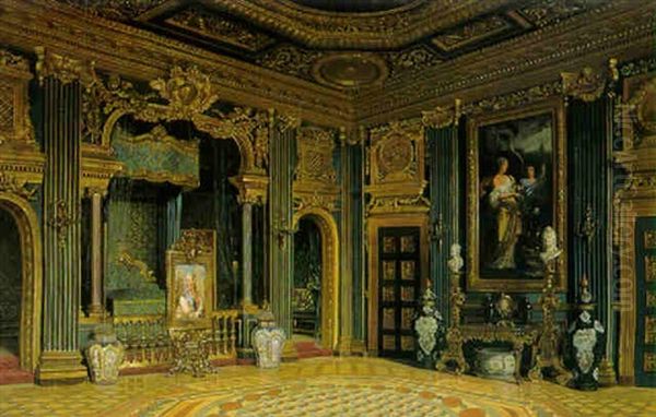 Gustaf Iii:s Sovkabinett I Drottningholms Slott - view 1