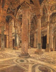Interior Fra Kirken La Martorana, Palermo