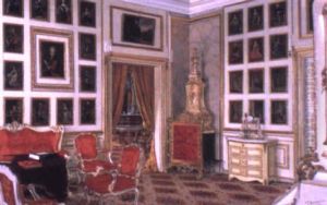 Interior Of A Drawing Room by Josef Theodor Hansen