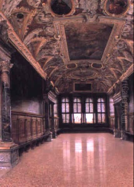 The Sala Delle Quattro Porte - view 1
