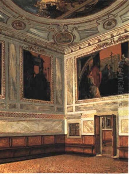 Interior Fra Sala Dei Antiquesetta I Palazzo Ducale, Venedig - view 1
