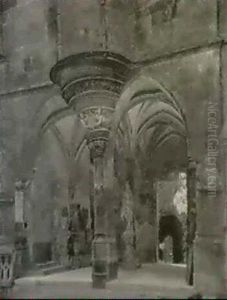 Interior Fra Cluny I Paris by Josef Theodor Hansen