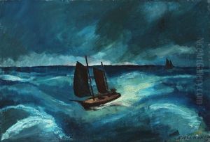 Cutters In Stormy Water