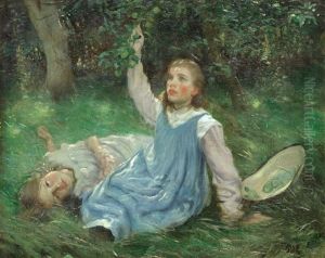 Summer Afternoon Apple Picking by Peter Marius Hansen