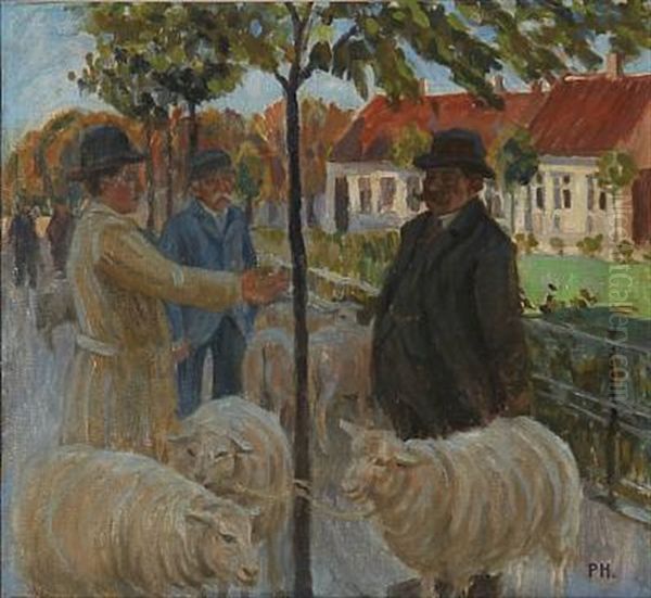Markedsdag. Faaborg - view 1