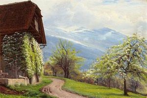 Spring In The Alps by Sigvard Hansen