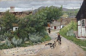 Parti Fra Molle Paa Kullen by Sigvard Hansen