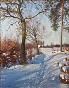 Danische Winterwaldlandschaft (rude Skov) Danische Winterwaldlandschaft (rude Skov)