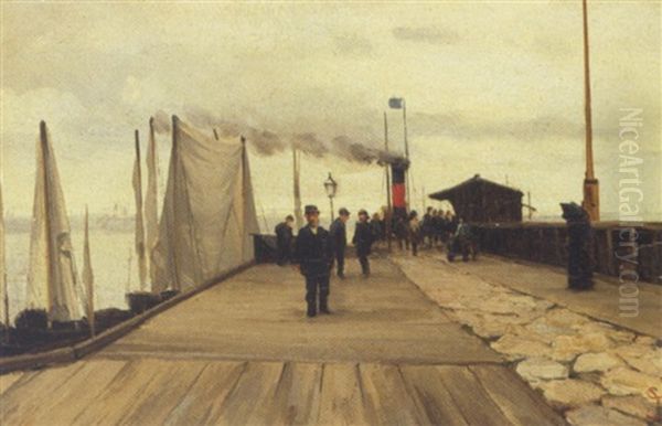Helsingors Skibsbro, Aftenstemning - view 1