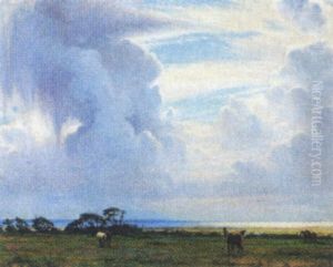 Udsigt Fra Kunstnerens Hjem Pa Mols, Ebeltoft Bugt