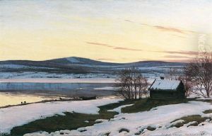 Vinterdag I Dalarna