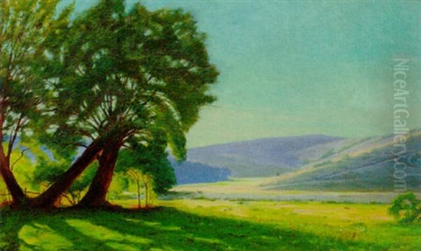 A Sunlit Summer Landscape - view 1