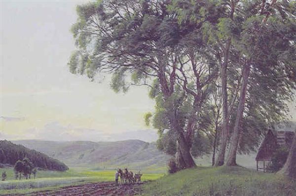 Parti Fra Mols Bjerge, Ved Solnedgangstide - view 1