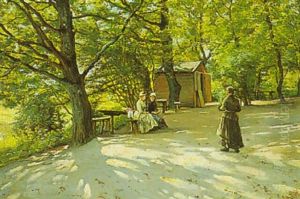 Ladies Having Tea In A Forest