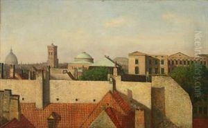 View Over Copenhagen by Johan Hansen-Aarslev