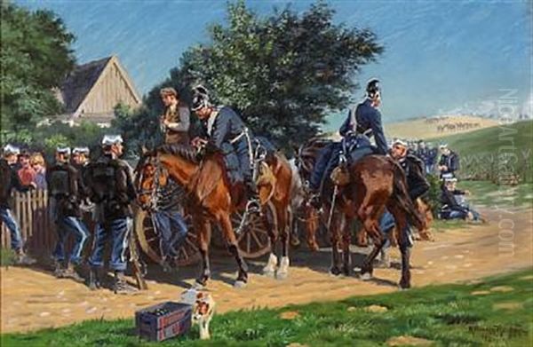 A Dragoon Regiment Taking A Break - view 1