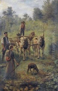 Die Reisigsammler by Ernst Haenssler