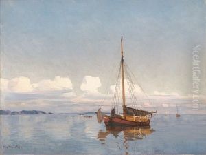 Stille Sommerdag by Nils Severin Lynge Hansteen