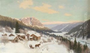 Fra Gudbrandsdalen by Nils Severin Lynge Hansteen