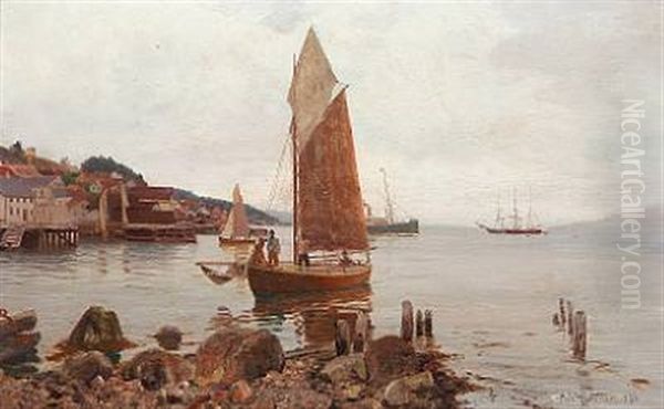 Coastal Scene From A Harbour Village - view 1