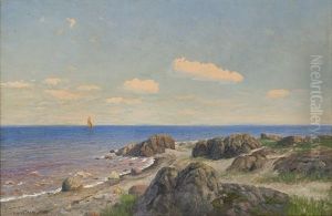 Kystlandskap by Nils Severin Lynge Hansteen