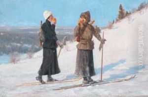 To Skidamer by Nils Severin Lynge Hansteen